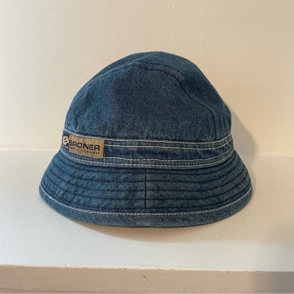 Broner Accessories Vintage 9s Denim Jean Bucket Hat Poshmark